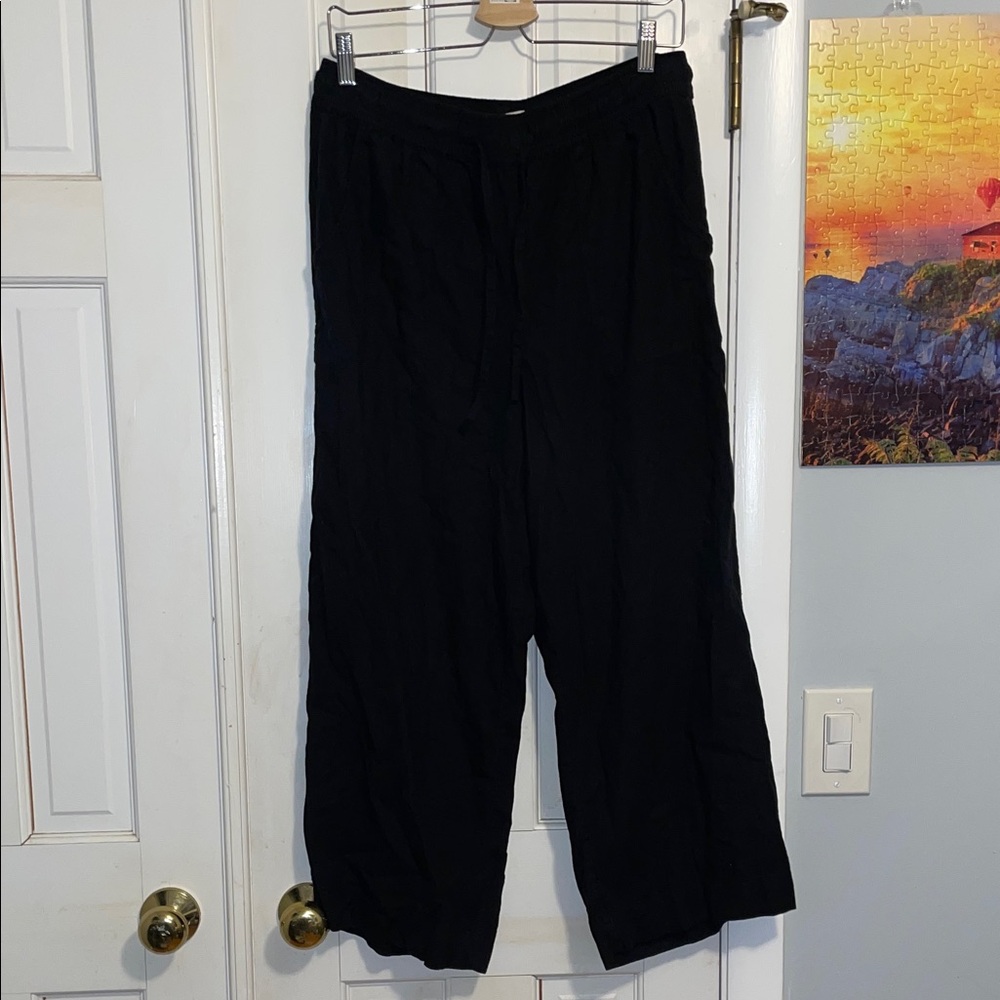 Cynthia Rowley Black Wide Leg Pants